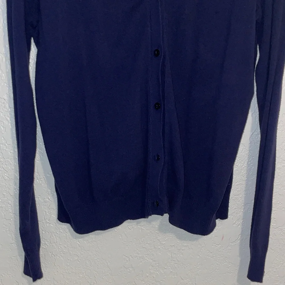 Cherokee Navy Blue Women's Cardigan - Picture 3 of 6